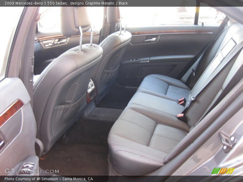 designo Graphite Metallic / Black 2009 Mercedes-Benz S 550 Sedan