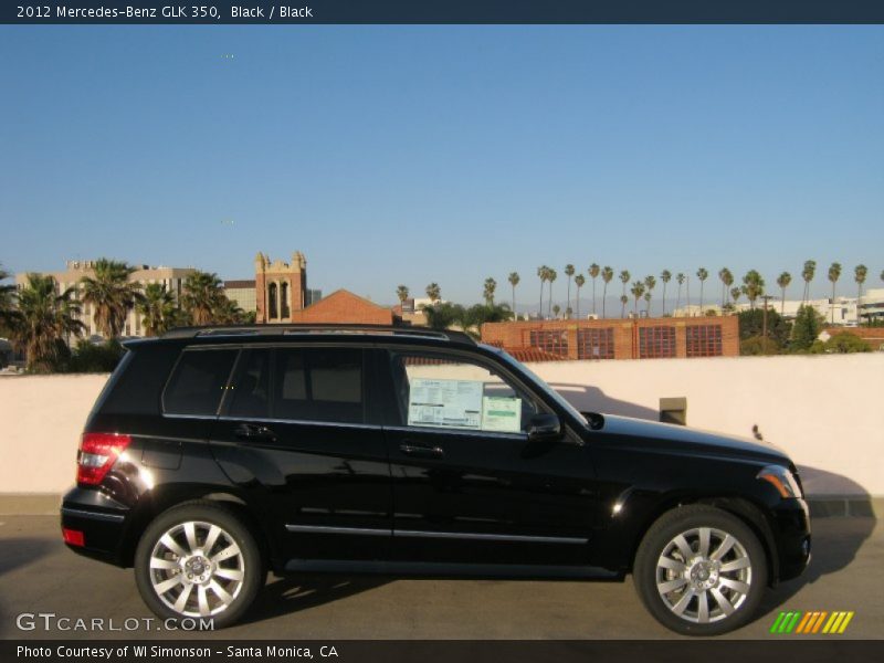Black / Black 2012 Mercedes-Benz GLK 350