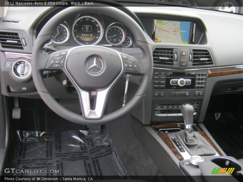 Black / Black 2012 Mercedes-Benz E 350 Coupe