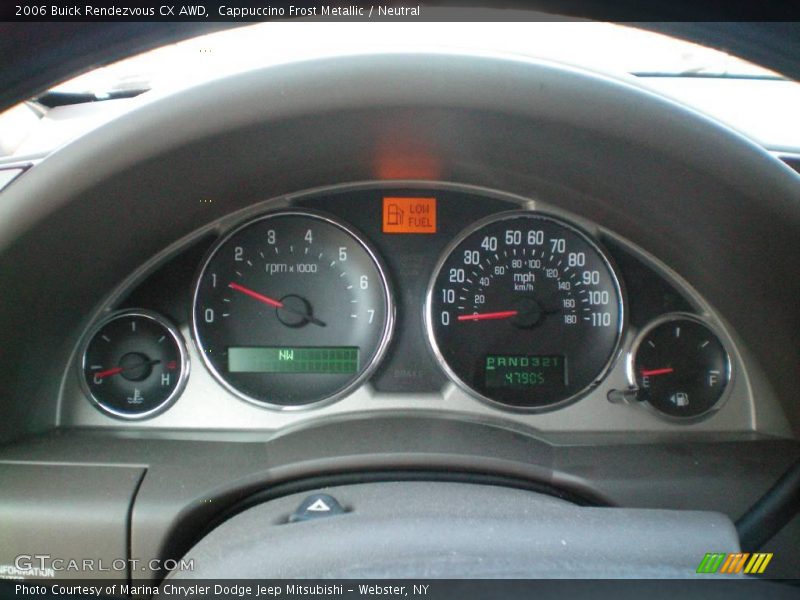 Cappuccino Frost Metallic / Neutral 2006 Buick Rendezvous CX AWD