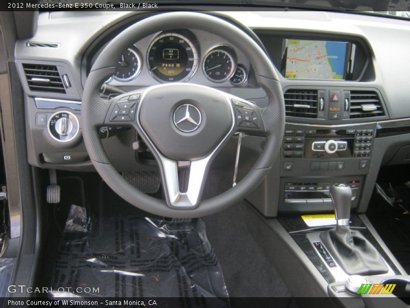 Black / Black 2012 Mercedes-Benz E 350 Coupe