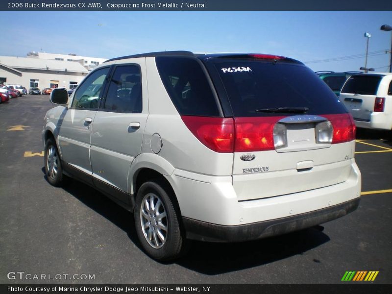 Cappuccino Frost Metallic / Neutral 2006 Buick Rendezvous CX AWD