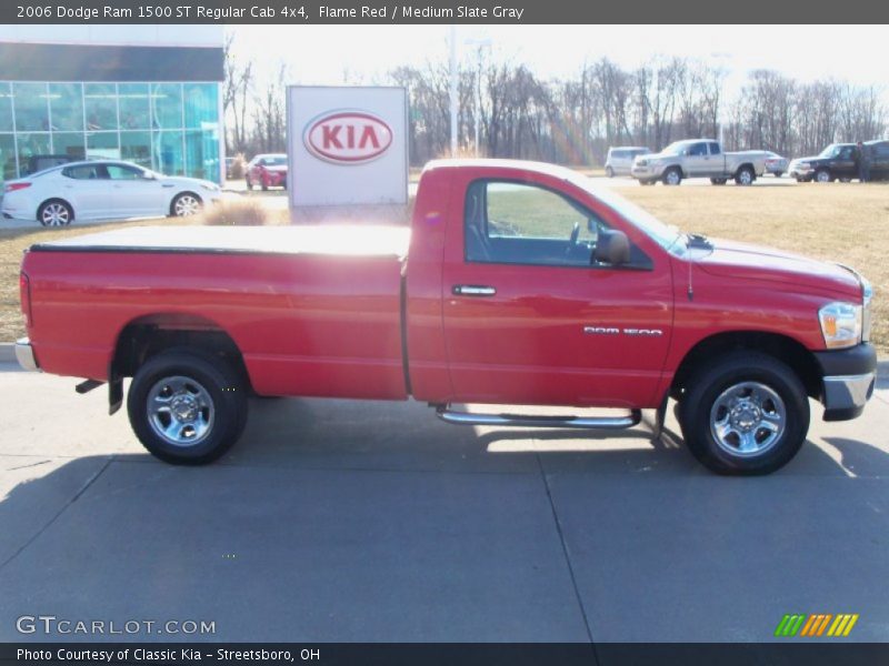 Flame Red / Medium Slate Gray 2006 Dodge Ram 1500 ST Regular Cab 4x4