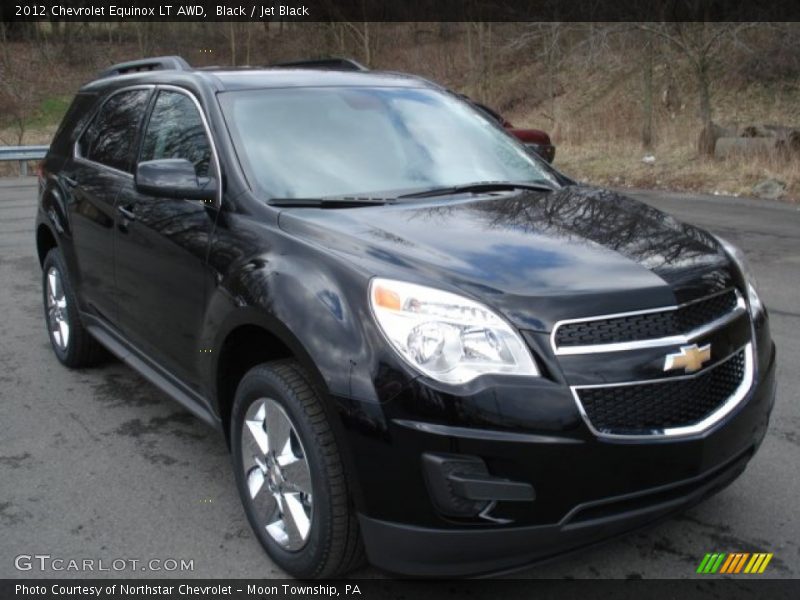 Black / Jet Black 2012 Chevrolet Equinox LT AWD