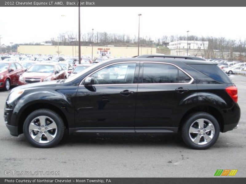 Black / Jet Black 2012 Chevrolet Equinox LT AWD