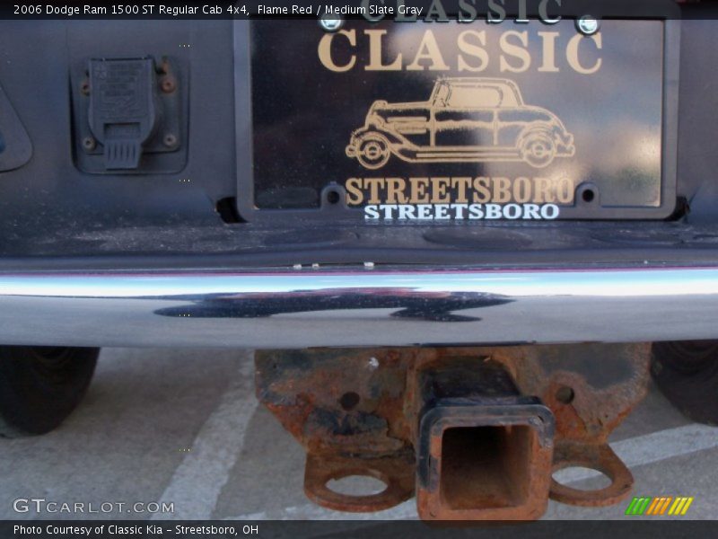 Flame Red / Medium Slate Gray 2006 Dodge Ram 1500 ST Regular Cab 4x4