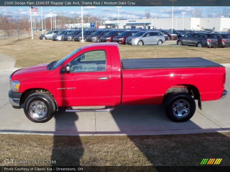 Flame Red / Medium Slate Gray 2006 Dodge Ram 1500 ST Regular Cab 4x4