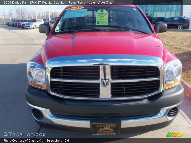 Flame Red / Medium Slate Gray 2006 Dodge Ram 1500 ST Regular Cab 4x4