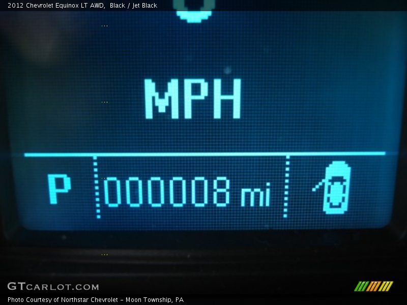 Black / Jet Black 2012 Chevrolet Equinox LT AWD