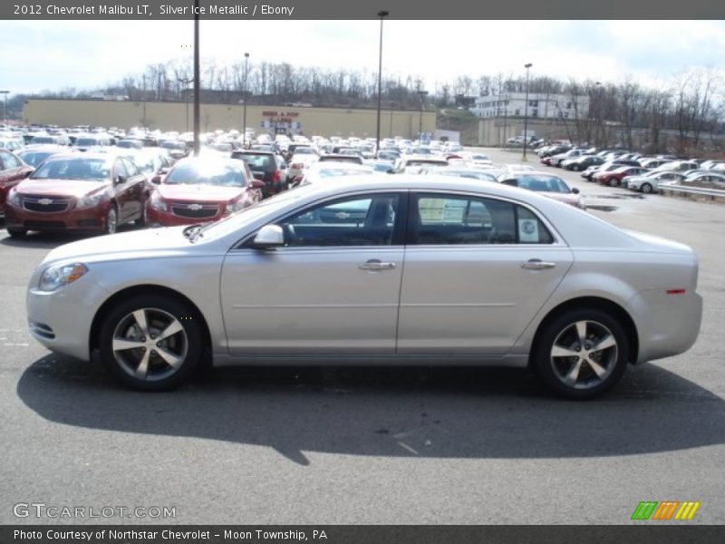 Silver Ice Metallic / Ebony 2012 Chevrolet Malibu LT