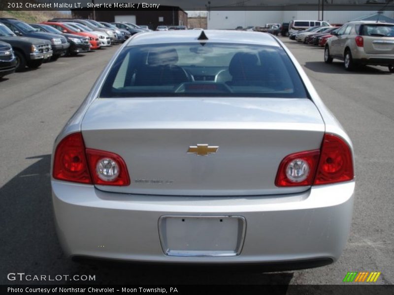 Silver Ice Metallic / Ebony 2012 Chevrolet Malibu LT