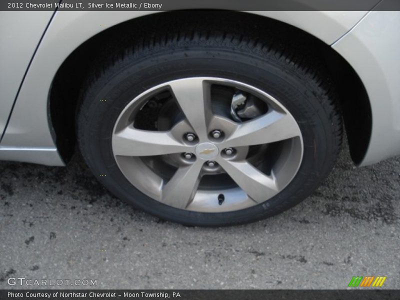 Silver Ice Metallic / Ebony 2012 Chevrolet Malibu LT