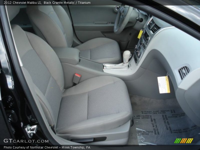 Black Granite Metallic / Titanium 2012 Chevrolet Malibu LS