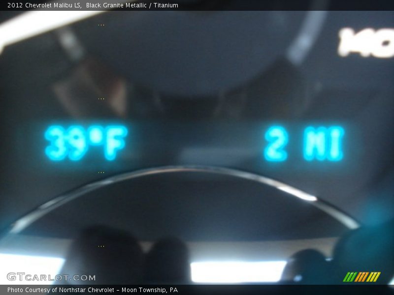 Black Granite Metallic / Titanium 2012 Chevrolet Malibu LS