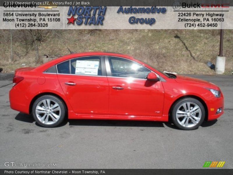 Victory Red / Jet Black 2012 Chevrolet Cruze LTZ