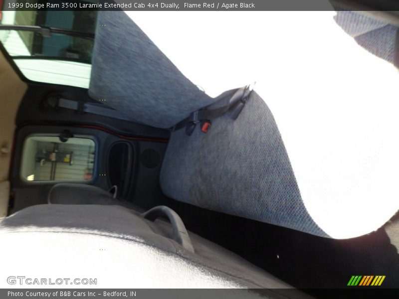 Flame Red / Agate Black 1999 Dodge Ram 3500 Laramie Extended Cab 4x4 Dually