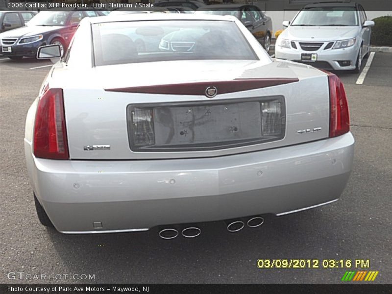 Light Platinum / Shale 2006 Cadillac XLR Roadster