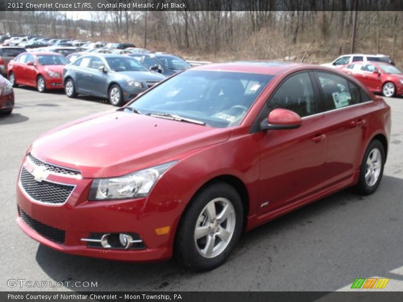 Crystal Red Metallic / Jet Black 2012 Chevrolet Cruze LT/RS