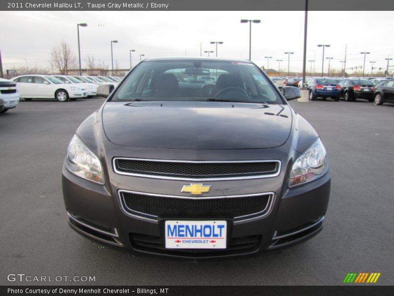 Taupe Gray Metallic / Ebony 2011 Chevrolet Malibu LT