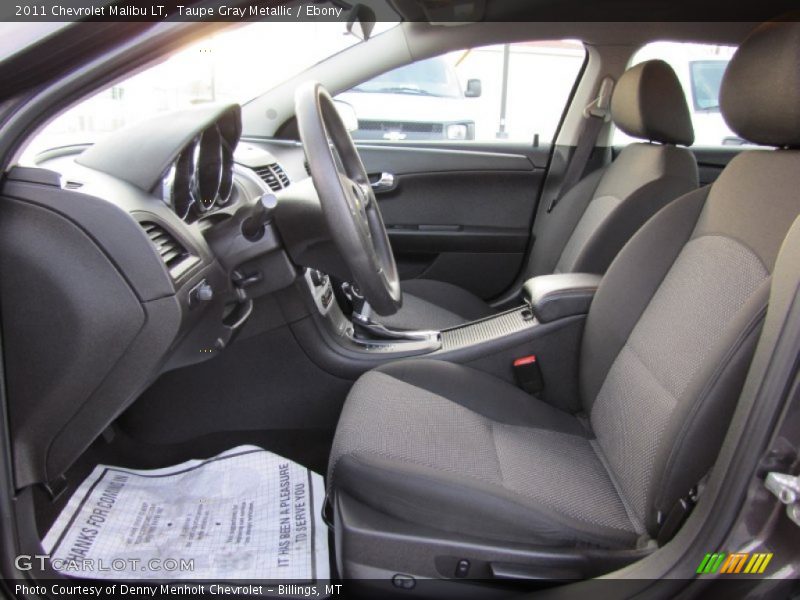 Taupe Gray Metallic / Ebony 2011 Chevrolet Malibu LT