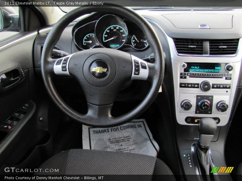 Taupe Gray Metallic / Ebony 2011 Chevrolet Malibu LT
