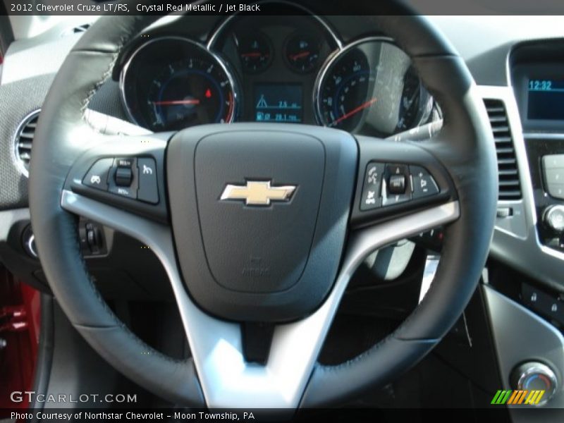 Crystal Red Metallic / Jet Black 2012 Chevrolet Cruze LT/RS