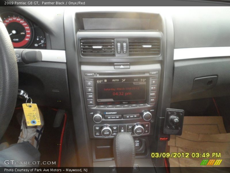 Panther Black / Onyx/Red 2009 Pontiac G8 GT