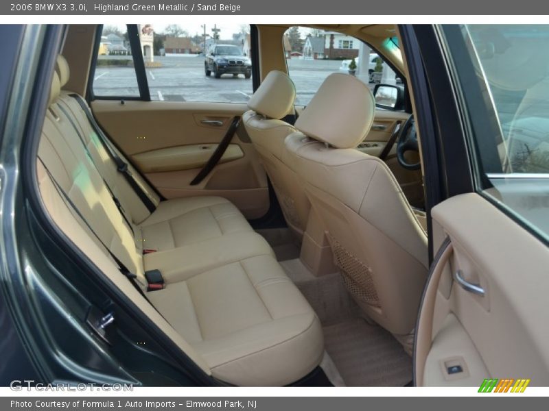 Highland Green Metallic / Sand Beige 2006 BMW X3 3.0i