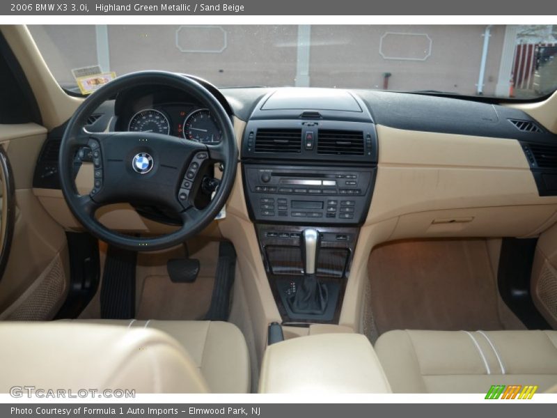 Highland Green Metallic / Sand Beige 2006 BMW X3 3.0i