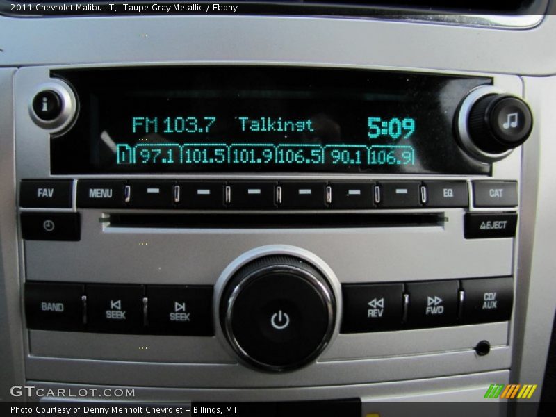 Taupe Gray Metallic / Ebony 2011 Chevrolet Malibu LT