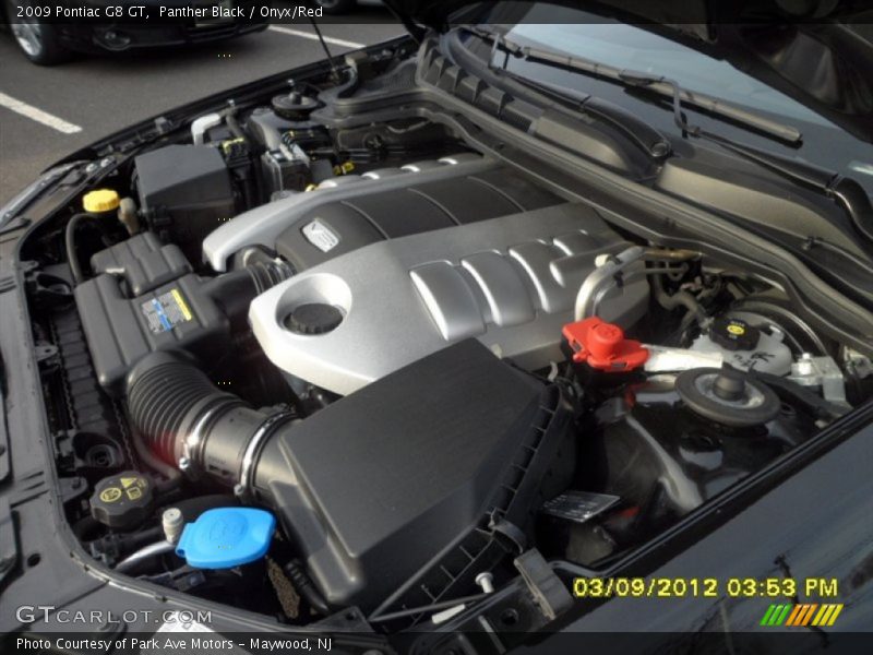 Panther Black / Onyx/Red 2009 Pontiac G8 GT