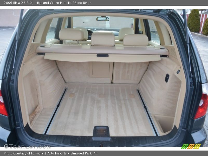 Highland Green Metallic / Sand Beige 2006 BMW X3 3.0i