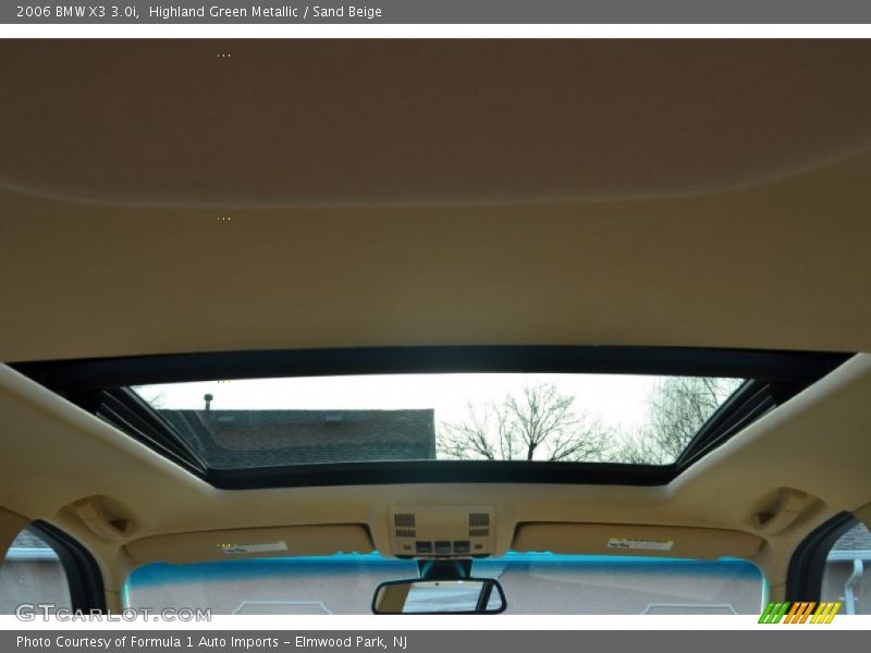 Highland Green Metallic / Sand Beige 2006 BMW X3 3.0i