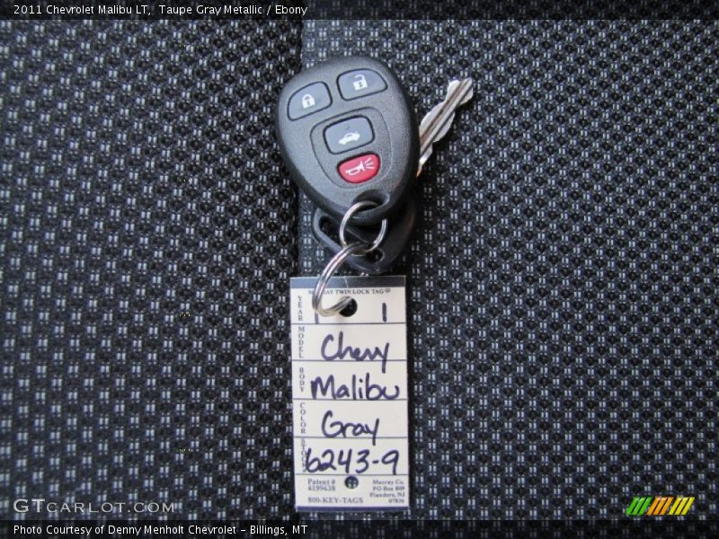 Taupe Gray Metallic / Ebony 2011 Chevrolet Malibu LT