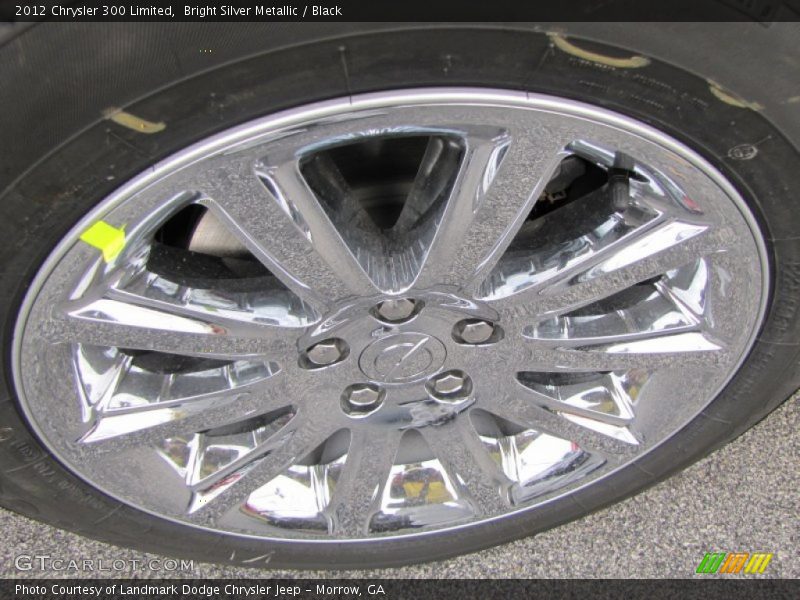 Bright Silver Metallic / Black 2012 Chrysler 300 Limited