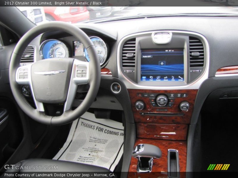 Bright Silver Metallic / Black 2012 Chrysler 300 Limited