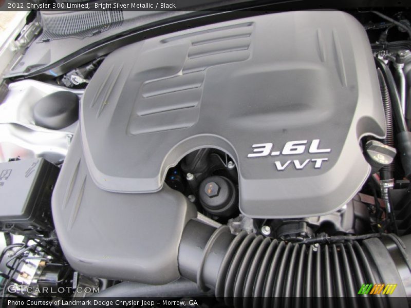 Bright Silver Metallic / Black 2012 Chrysler 300 Limited