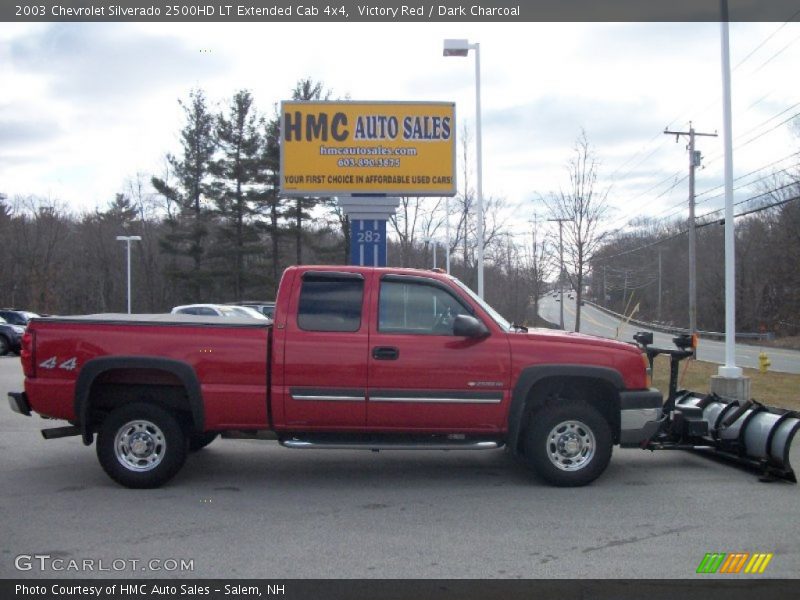 Victory Red / Dark Charcoal 2003 Chevrolet Silverado 2500HD LT Extended Cab 4x4