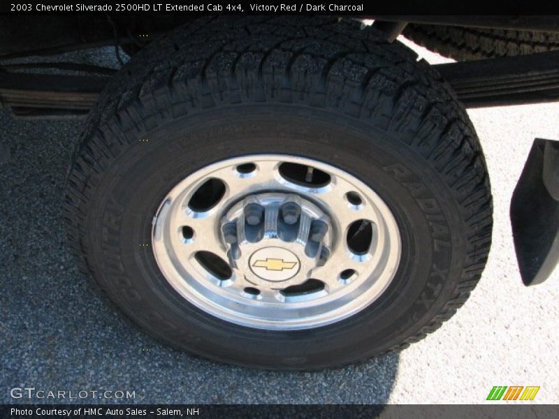 Victory Red / Dark Charcoal 2003 Chevrolet Silverado 2500HD LT Extended Cab 4x4