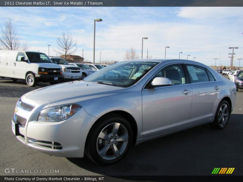 Silver Ice Metallic / Titanium 2011 Chevrolet Malibu LT