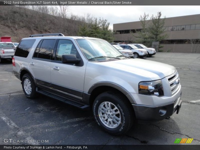 Ingot Silver Metallic / Charcoal Black/Silver Smoke 2012 Ford Expedition XLT Sport 4x4
