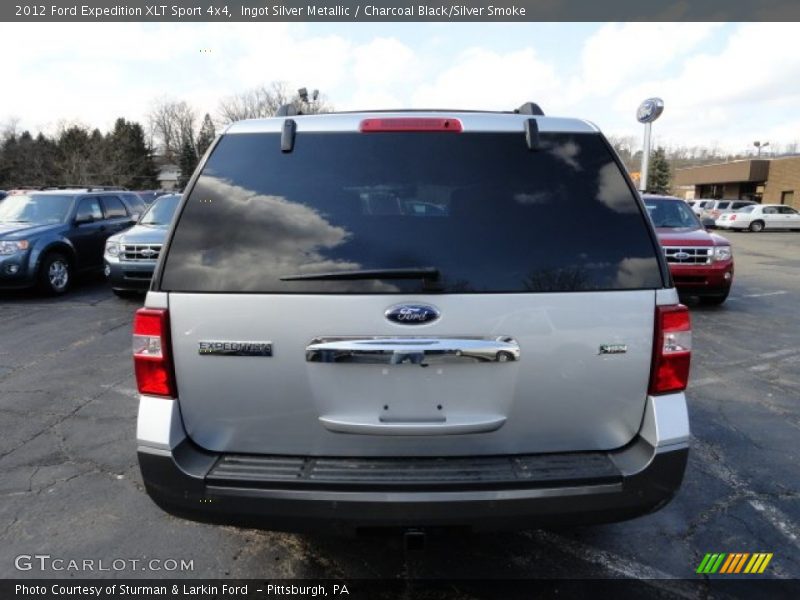 Ingot Silver Metallic / Charcoal Black/Silver Smoke 2012 Ford Expedition XLT Sport 4x4