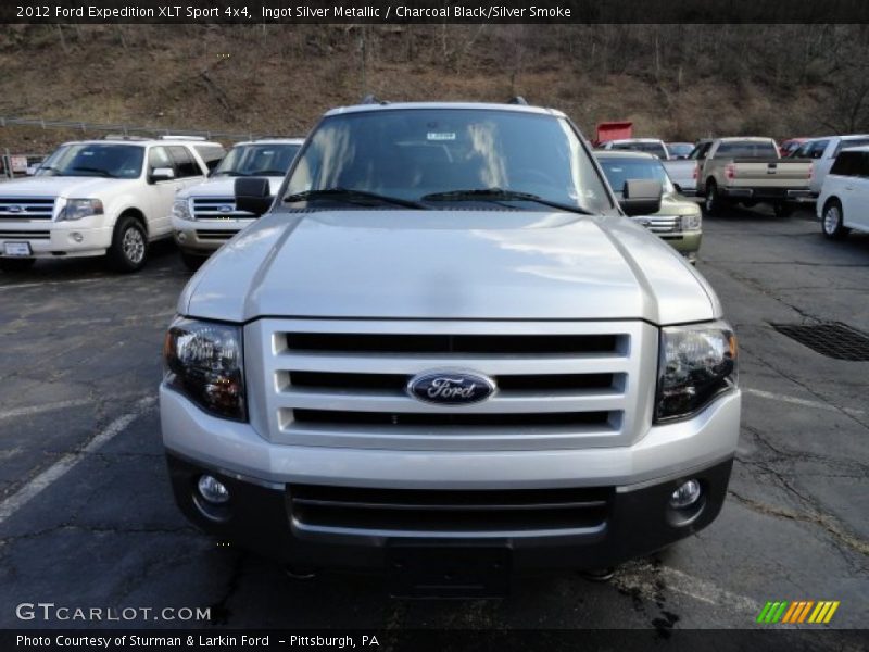 Ingot Silver Metallic / Charcoal Black/Silver Smoke 2012 Ford Expedition XLT Sport 4x4
