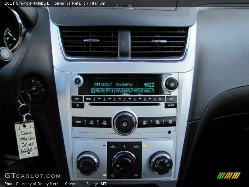 Silver Ice Metallic / Titanium 2011 Chevrolet Malibu LT