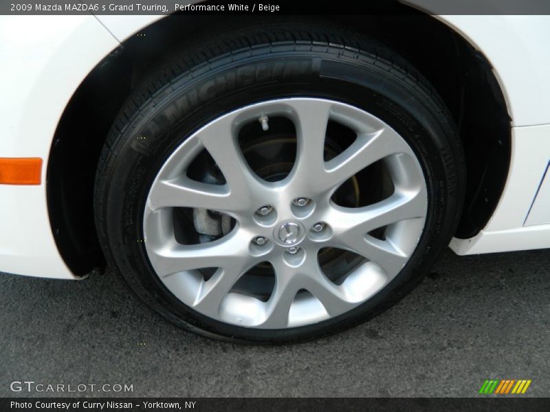 Performance White / Beige 2009 Mazda MAZDA6 s Grand Touring