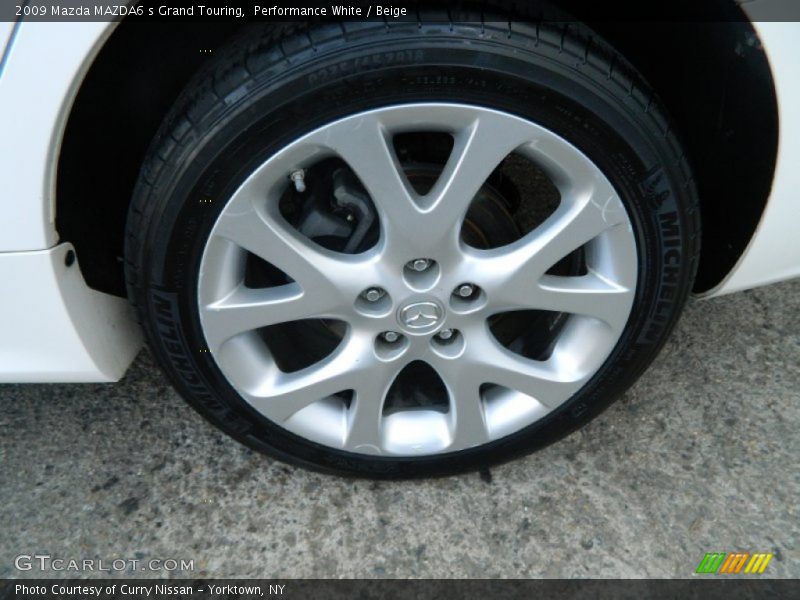 Performance White / Beige 2009 Mazda MAZDA6 s Grand Touring