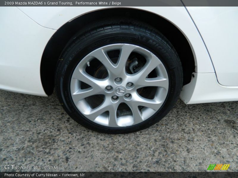 Performance White / Beige 2009 Mazda MAZDA6 s Grand Touring