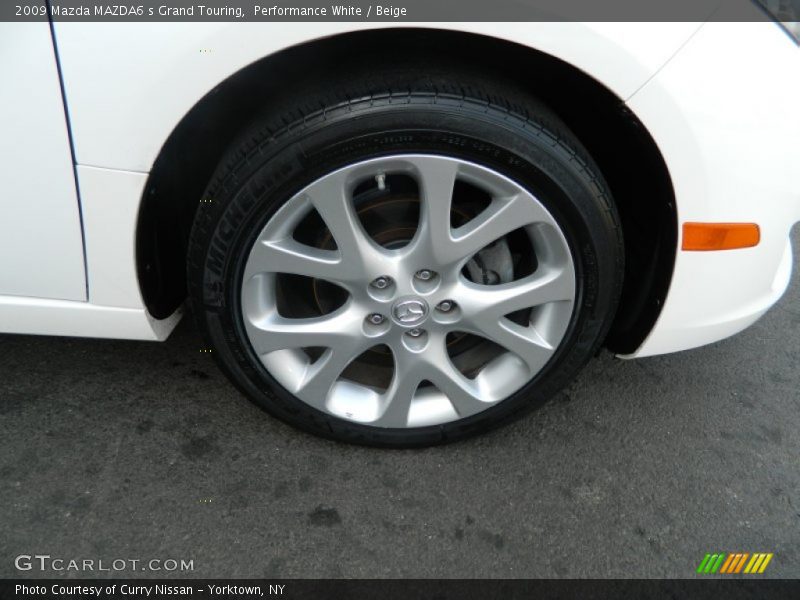 Performance White / Beige 2009 Mazda MAZDA6 s Grand Touring
