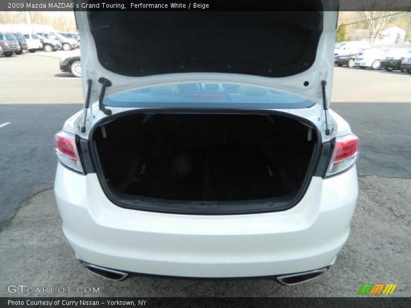 Performance White / Beige 2009 Mazda MAZDA6 s Grand Touring
