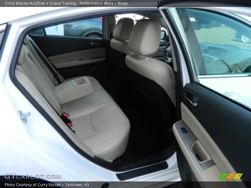 Performance White / Beige 2009 Mazda MAZDA6 s Grand Touring